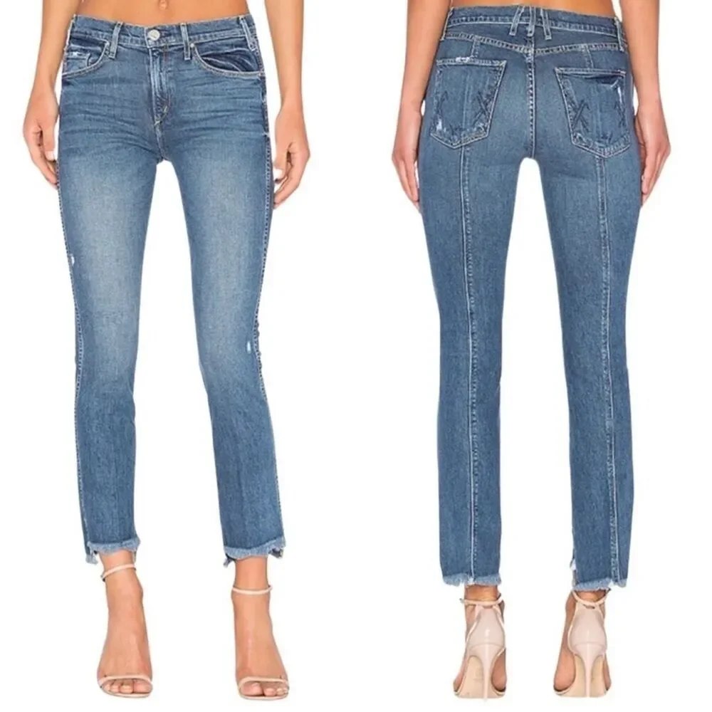 McGuire Denim Lido High Rise Step Hem Jeans Women’s 30 Slim Straight Denim